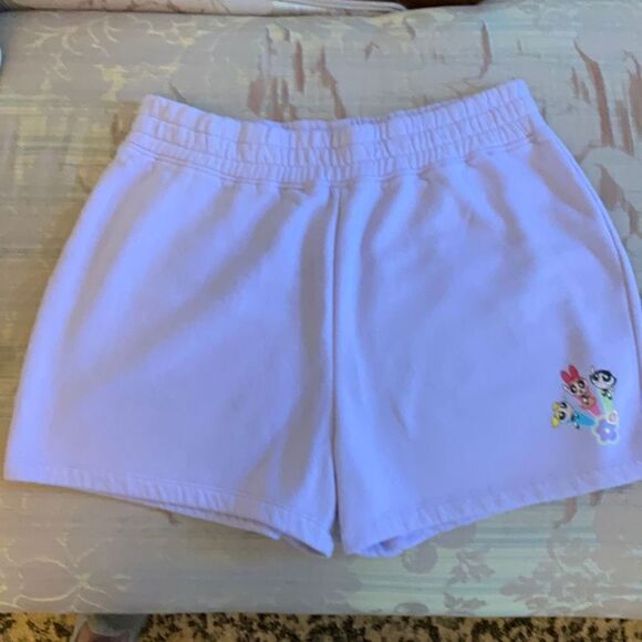 Powepuff Girls Pull on Women’s Shorts! Lavender. Medium. Cartoon Network! - Picture 8 of 10